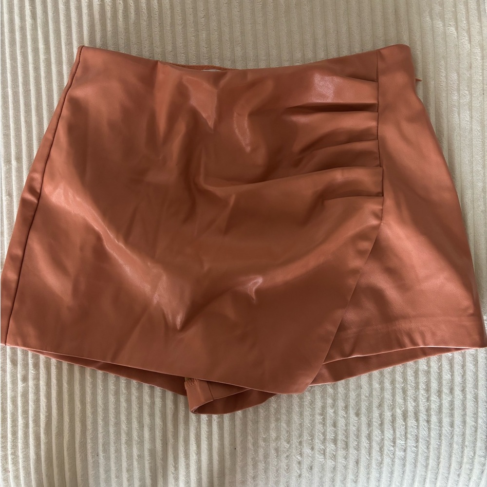 Women's burnt orange skort